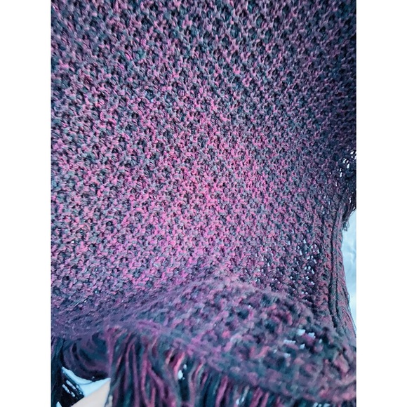 INC Chunky Knit Turtle Neck Poncho - Picture 8 of 8
